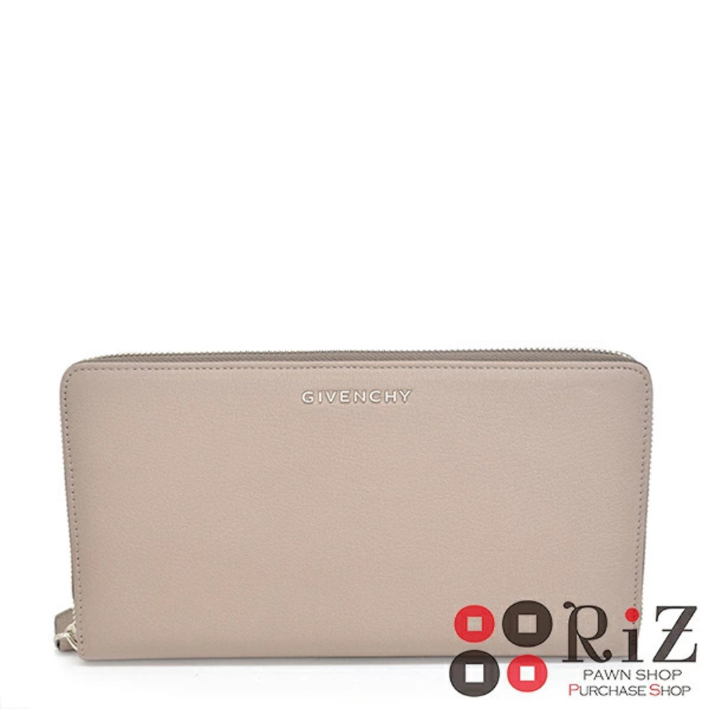 GIVENCHY Pandora Organizer Wallet Long coin wallet purse Beige